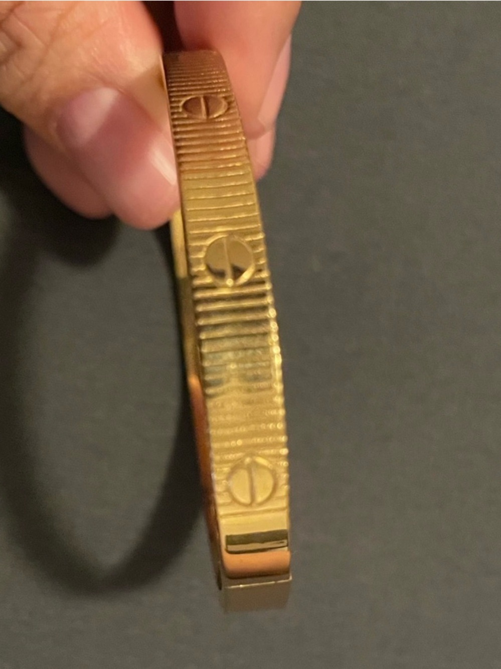 New - Classic Love bangle inspired - stamped